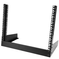 startech rack de sobremesa de 8u de 2 columnas