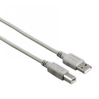 hama cable usb-a 20 a usb-b machomacho 15m gris