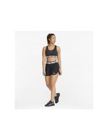 pantalones cortos puma train strong woven 3 negro mujer