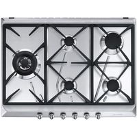 smeg srv575gh5 placa de gas 5 zonas inox