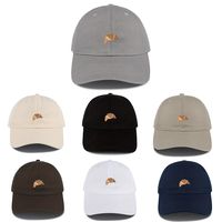 gorra de beisbol bordada con patron de croissant versatil y elegante gorra de papa ajustable para exteriores sombrero deportivo con proteccion solar para mujeres