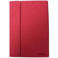 nilox funda universal para tablet 101 roja