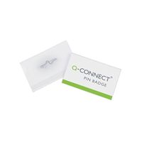 q-connect pin badge 40x75mm 100 pack kf01566