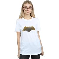 dc comics camiseta manga larga justice league para mujer