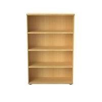 intonation 1600mm bookcase - nova oak - tr1640noak