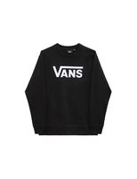 sudadera vans drop v logo bff crew blackwhite mujer