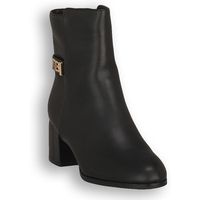 laura biagiotti zapatos de tacon calf black para mujer