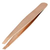 tweezerman brows slant tweezer rose gold