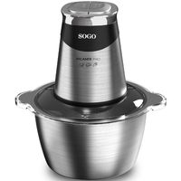 sogo picadora de alimentos con cuenco 500w