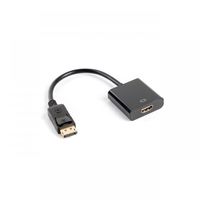 lanberg adaptador dislayport 12 a hdmi machohembra 10cm negro