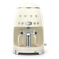 smeg dcf02creu cafetera de goteo 14l 1050w crema