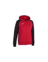 chaqueta joma academy iv con capucha mujer rojo negro