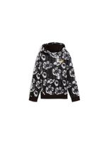 sudadera casual puma essentials class act aop hoodie fl g nina