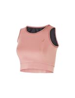 sujetador deportivo de fitness joluvi mavi tank mujer rosa palo