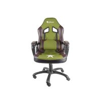 genesis nitro 330 silla gaming edicion limitada verde militar