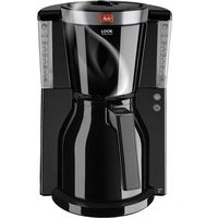 melitta look iv therm selection 1011-12 cafetera de goteo 8 tazas negra