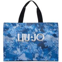 liu jo bolso tote printed denim para mujer