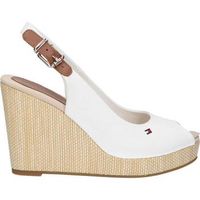 tommy hilfiger alpargatas fw0fw04789 iconic elena sling back wedge para mujer