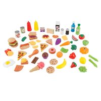 kidkraft alimentos de juguete 65 piezas