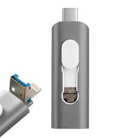 cool 32gb lightningusb-cmicro-usb gris