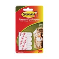 3m command adhesive poster strips small 12 pack 17024