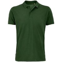 sols polo planet - polo hombre-100 algodon biologico color verde para hombre