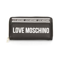 love moschino billeteras mujer - negro talla os