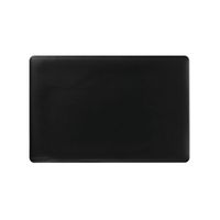 durable desk mat contoured edge 530 x 400mm black