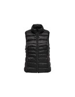 chaqueta only newclaire quilted waistcoat black mujer