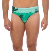 bikkembergs banador bkk2msp08-green para hombre