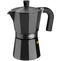 monix vitro cafetera italiana de aluminio 6 tazas negra