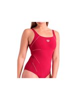 banador de natacion arena jewel one piece r mujer rojo blanco