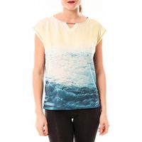 little marcel camiseta tee-shirt trisi e15ftss0333 bleu para mujer