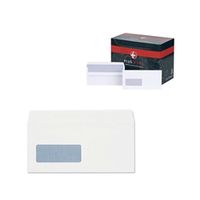 plus fabric envelopes wallet 110gsm dl white pack 500 - j22370