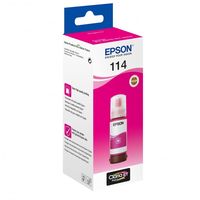 botella de tinta original epson ecotank 114 magenta 70ml