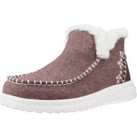 heydude botas denny faux shearling para mujer