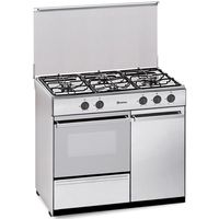 meireles g 2940 vw cocina de gas butanopropano 4 zonas 90cm  horno 55l  porta bombonas blanco