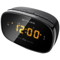 muse m150cr radio despertador negro