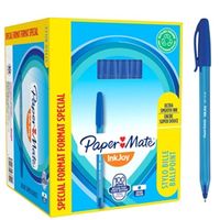 paper mate inkjoy 100 ball pen medium 10mm tip black - s0977420