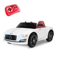 playkin coche electrico con licencia oficial bentley 12v blanco