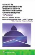 manual de procedimientos de anestesia clinica del massachusetts genera