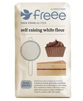 doves farm gluten free white self raising flour - 1kg