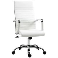 silla de oficina blanco 54 x 62 x 114 cm