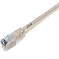 equip cable de red rj45 sftp apantallado libre de halogenos cat6 gris 1m