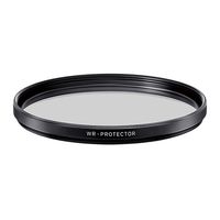 sigma wr filtro protector resistente al agua para objetivos 62mm