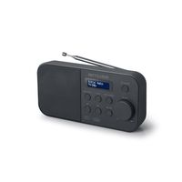 muse m109db radio portatil dab negra