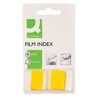 q-connect page marker yellow 25mm pack of 50 ref kf03634