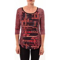 custo barcelona blusa top eleon rouge para mujer