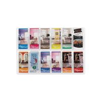 safco 12 pocket deluxe pamphlet literature rack