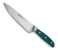 cuchillo cocinero acero inoxidable forjado nitrum 210 mm mango azul